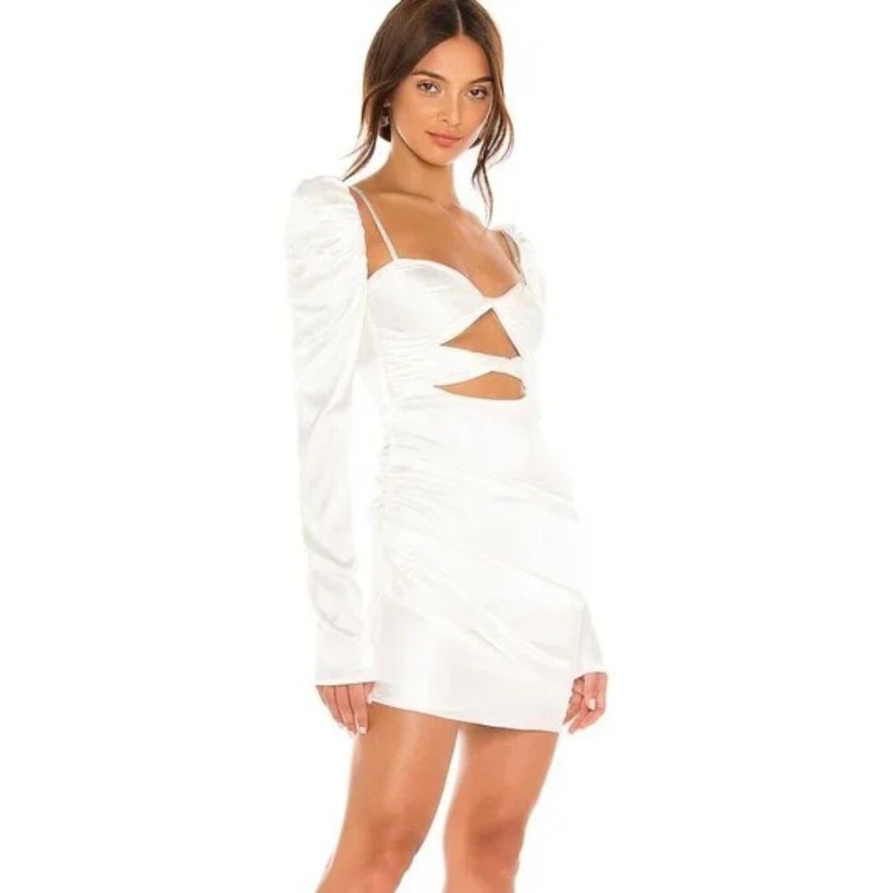 The Bar — Silk Twist Cut-Out Dress (NWOT)